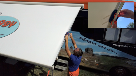 Fix&Go AntiFlap • Pack of 2 (PP19) • Eliminate the annoying flapping sound! ONLY Box style awning!!