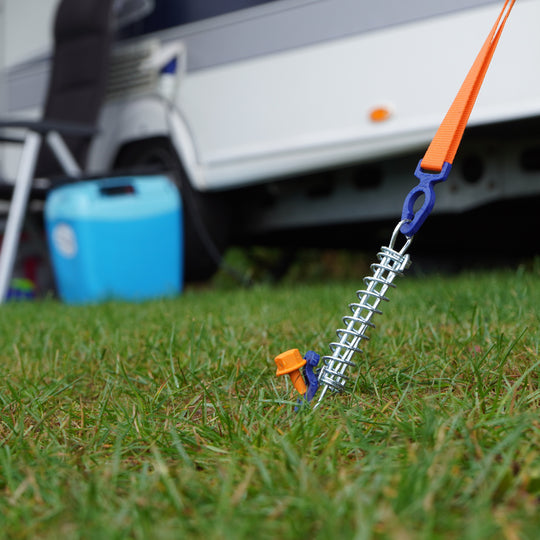 Tie Strap 2.0  (PP25) • (SINGLE item) • Caravan Awning Adjustable Tie-down Strap (Dometic, Carefree, Aussie Traveler, Thule, Kings etc.)