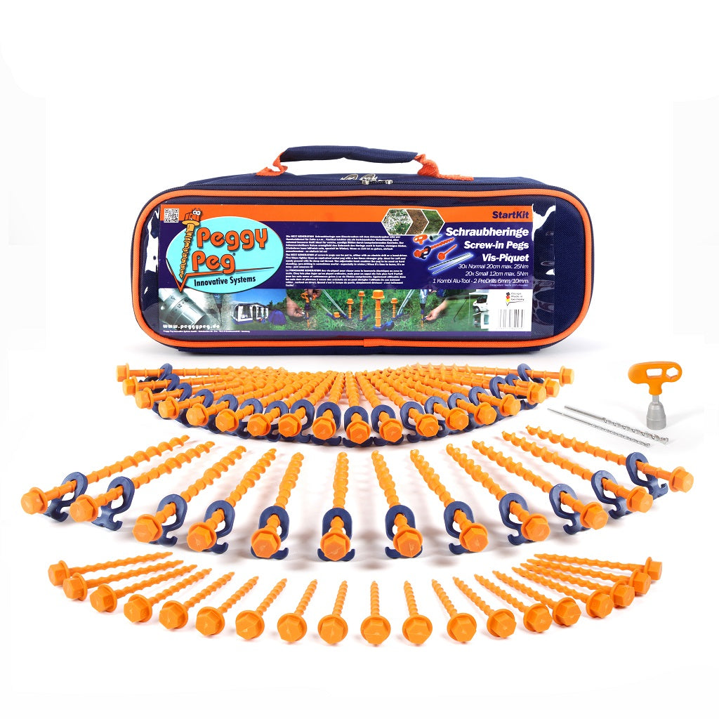 Peggy Peg StarterKit • Set incl. bag (PP03) • Complete Peg Pack 50 pegs ++